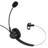 Dioche Comfortable NoiseCanceling Single Sided Telephone Headset with RJ9 Plug for Call Centers and Office Use in Black view 2