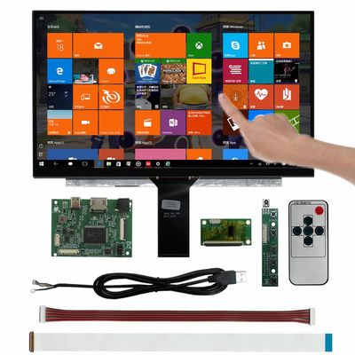 11.6-inch 1366x768 Portable LCD Display DIY Kit with USB Capacitive Touchscreen, HDMI/Type-C Driver Board  Compatible with PC, Orange Pi, Gaming Consoles & More (Secondary Monitor/Extended Screen)