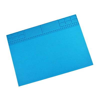 TEHAUX Magnetic Silicone Cellphone Repair Mat Large Heat Resistant Workbench for Mobile Phone Computer Maintenance for Electronics Repair with Scratch