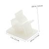 DIYEAH 1Set Cord Organizer Clips Self Adhesive Cable Management Holders for Wire Organization for Earphones Chargers and More Durable and Easy to Use view 2