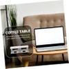 POPETPOP 3Pcs Under Desk Laptop Mount Sturdy Metal Shelf Holder for Laptops Secure Storage Bracket for Space Saving Organization Sleek Design view 3