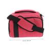 TEHAUX Camera Bladder Bag Shock Absorbent Canvas Handbag for Digital Camera Storage Multi Pocket Organizer with Back Pocket Stylish and Lightweight Pink view 4
