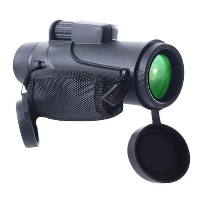 12x42 Compact Monocular with Large Eyepiece Waterproof for Adults Kids Easy for Focus