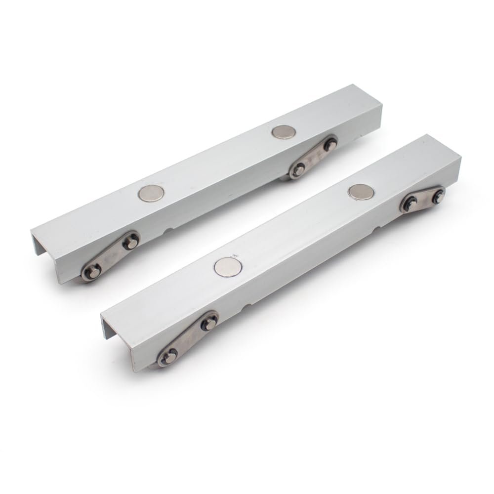 2PCS/Set Portable Horizontal Fiber Optic Cable Spool Holder Stand Aluminum Alloy Reel Winder with Magnetic Storage 150KG Load