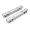 2PCS/Set Portable Horizontal Fiber Optic Cable Spool Holder Stand Aluminum Alloy Reel Winder with Magnetic Storage 150KG Load view 1