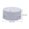 SEWACC Security Camera Junction Box Dome Camera Holder with Efficient Cable Storage for Outdoor Use Quick Installation and Rainproof Protection view 2