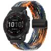 22mm-Quickfit-Bands for Garmin-Fenix-8-47mm - Magnetic Braided Replacement Strap for Garmin-Fenix-7/7 Pro/6/6 Pro/5/5 Plus Forerunner 965/955/945/Approach S70 47mm/S62/S60/Quatix 7 Smartwatch view 1