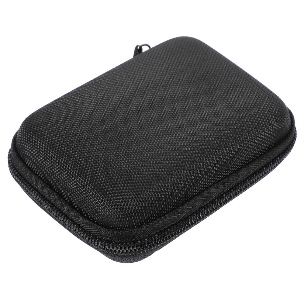 NUOBESTY EVA Earphone Storage Bag Zipper Portable Data Cable Organizer Case for Travel Shockproof Earphone Organizer for Small Cables and Accessories