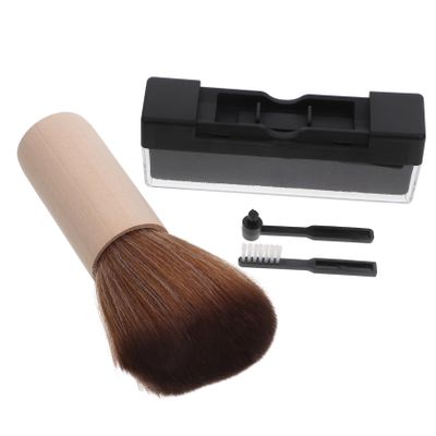 LABRIMP 1Set Vinyl Record Cleaning Kit Album Care Set with Gentle Bristle Brush Turntable Maintenance Tools for Scratch Record Protection and Comprehensive Cleaning