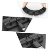 SHOWERORO 2Pcs Desktop Cable Management Holder Adhesive Cable Organizer for Power Cord Charging Wires and USB Cables Easy Installation Residue Adhesive Black Design view 3