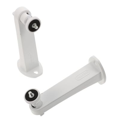 POPETPOP Universal Aluminum Wall-Mounted Bracket for Security Cameras 2pcs Adjustable Holder for Indoor/Outdoor Protection Compatible Camera Models