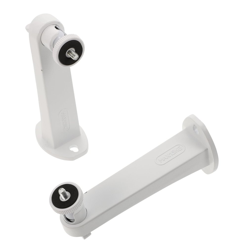 POPETPOP Universal Aluminum Wall-Mounted Bracket for Security Cameras 2pcs Adjustable Holder for Indoor/Outdoor Protection Compatible Camera Models