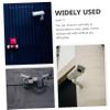POPETPOP Universal Aluminum Wall-Mounted Bracket for Security Cameras 2pcs Adjustable Holder for Indoor/Outdoor Protection Compatible Camera Models view 4