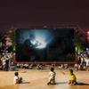 4K HD Movie Projection Screen, Portable Outdoor Foldable Screen, Anti-Crease for Indoor Home Theater Film Night Party Camping(250"(16:9)) view 3