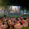 4K HD Movie Projection Screen, Portable Outdoor Foldable Screen, Anti-Crease for Indoor Home Theater Film Night Party Camping(250"(16:9)) view 4