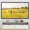 120 inch Foldable Portable Movies Screens, 4K HD Outdoor Projection Screen, Anti-Crease Washable for Home Theater Outdoor Indoor(120" (4:3)) view 3