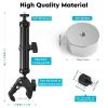 MSAFF 2025 Starlink Mini Clamp Mount Kit  Adjustable Aluminum Bracket for Pipe, RV, Roof Rack, Balcony  Compatible with Starlink Mini Dish & Pipe Adapter, Quick Tool-Free Setup view 2