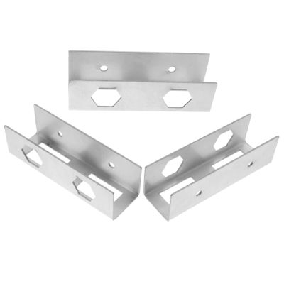 SHOWERORO 3Pcs Under Desk Laptop Mount Metal Laptop Holder Bracket for Space Saving Storage Lightweight Design Secure Platform for Home Office Use Compatible with Various Laptops