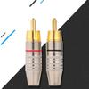 Faizpors 270 RCA Audio Video Connector Plugs, Solderless, Gold Plated, 4-Pack view 3