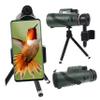CTIRCHIU Compact Monocular Telescope for Outdoor Birdwatching High Definition Lens with Smartphone Holder Tripod for Hiking Camping and Wildlife Exploration view 4
