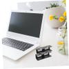 LALAFINA 1Set Under Desk Laptop Holder Sturdy Tray for Invisible Storage Easy Tool Installation Fits Various Laptop for Streamlined Workspaces view 3