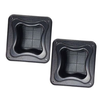 Abaodam 2Pcs Durable Plastic Speaker Handles for Cabinet Replacement Sturdy Audio Speaker Accessories for and Installation for Stage and Event Use