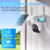 4G LTE Cellular Solar Security Camera, No WiFi Security Camera, 360 View, 2K Night Vision, PIR Detection, 2 Way Audio, Motion Alerts, Built in SIM Card, Support Verizon/AT&T/T-Mobile (3-Cam Pack) view 3