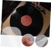 Lurrose 50Pcs Static Vinyl Record Sleeves Record Storage Bags Protects Against Scratches Scuffs Durable Film for Vinyl Record Container Self Adhesive Design view 3