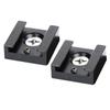 LALAFINA 2Pcs Durable Cold Shoe Mount Adapter for Quick Release Flash Stand Bracket Compatible with Cameras and Accessories Screw for Video Lights view 1