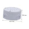 HOLIDYOYO Dome Camera Junction Box Weatherproof Security Camera Mount Bracket for Outdoor Indoor Use Quick Installation Organized Cable Storage for Junction Box view 2