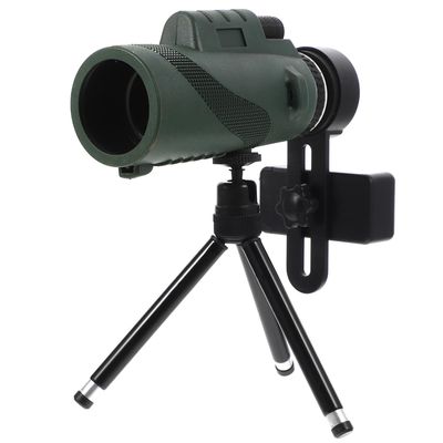Tofficu Compact Monocular Telescope for Bird Watching High Definition Outdoor Scope with Smartphone Adapter Tripod Low Light Night for Adults