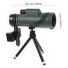 Tofficu Compact Monocular Telescope for Bird Watching High Definition Outdoor Scope with Smartphone Adapter Tripod Low Light Night for Adults view 2