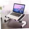 IWOWHERO Adjustable Portable Laptop Stand for Home Office Ergonomic Aluminum Desk Holder Anti-Slip Design Compatible Tablets and Laptops Black view 4