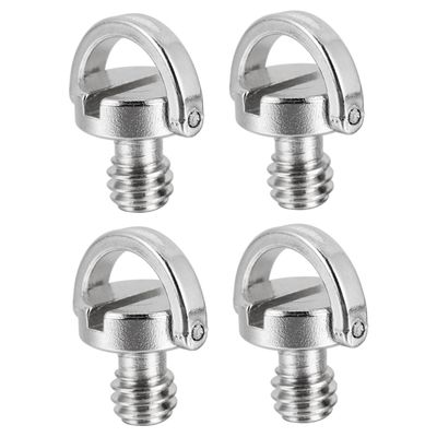 ELAYARD 4Pcs Quick Release Plate Screws Shaft Ring Mounting Screws for Tripods Monopods and Gimbals Compatible with Screw Cameras and Lenses