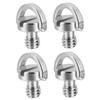 ELAYARD 4Pcs Quick Release Plate Screws Shaft Ring Mounting Screws for Tripods Monopods and Gimbals Compatible with Screw Cameras and Lenses view 1
