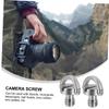 ELAYARD 4Pcs Quick Release Plate Screws Shaft Ring Mounting Screws for Tripods Monopods and Gimbals Compatible with Screw Cameras and Lenses view 3