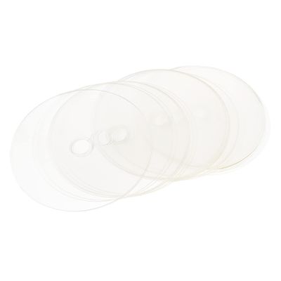 Gatuida 30Pcs Clear DIY Painting Discs for Home Decor Safe Smooth Edges for Kindergarten Art Class Creative Handmade CD Decoration Craft