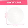 Gatuida 30Pcs Clear DIY Painting Discs for Home Decor Safe Smooth Edges for Kindergarten Art Class Creative Handmade CD Decoration Craft view 2