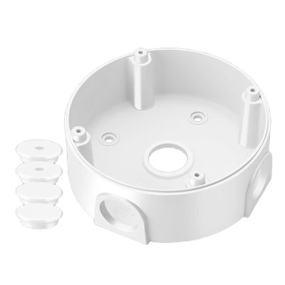 Water-Proof Security Camera Junction Box, Surveillances Camera Mount, Camera Bracket for Dome CCTV Cameras Brackets Outdoor Use with Concealed Cable Management