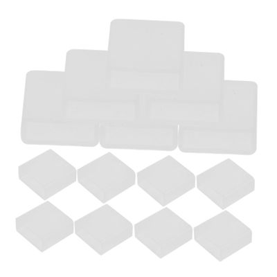 Ipetboom 20Pcs USB Port Dust Caps Soft USB Cover Plugs for Flash Drive Protection Transparent Cap for USB Drive Ports and Easy to Use