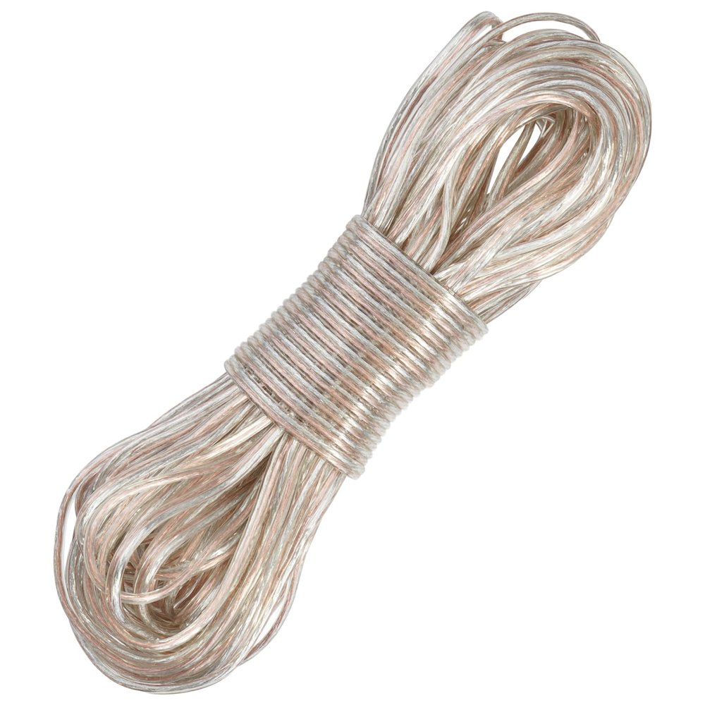80ft Speaker Wire Cable, 20 AWG Oxygen Free Copper (OFC) 100 Strands - Audio Cable for Home Theater, Surround Sound