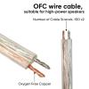 80ft Speaker Wire Cable, 20 AWG Oxygen Free Copper (OFC) 100 Strands - Audio Cable for Home Theater, Surround Sound view 2