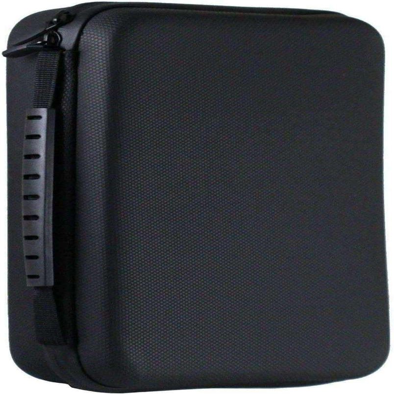 Navitech Black Action Camera Hard Case - Compatible With SJCAM SJ20 Dual Lens Action Camera