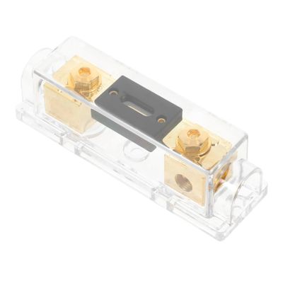 FUNOMOCYA 200A Automotive Audio Fuse Block Durable Fuse Holder with Easy Installation for Multiple Circuit Protection Compatible with Various Audio Systems