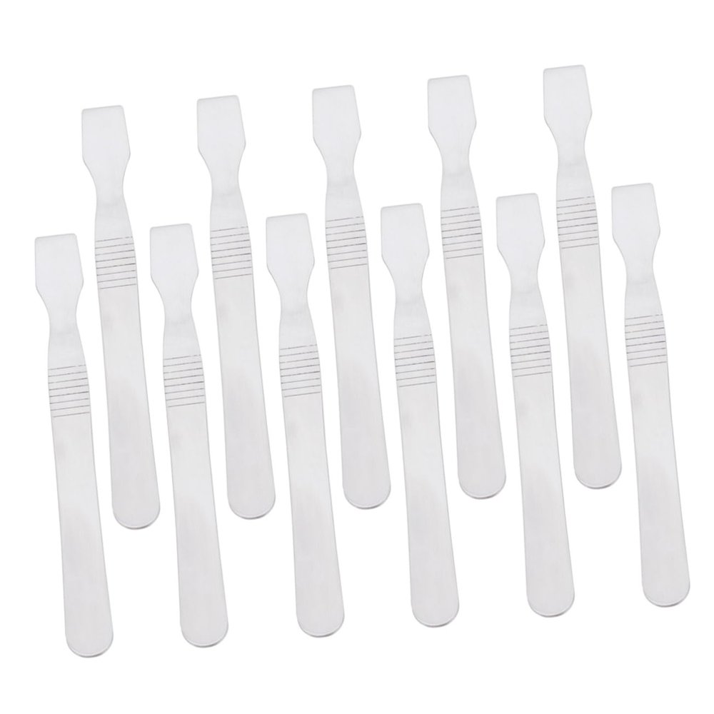 GRIRIW 10Pcs Stainless Steel Flat Spudger Tool for Mobile Phone and Electronics Repair Durable Screen Remover and Pry Tools for Laptop and Game Consoles