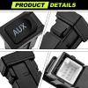 SYudwen Aux Port Input Auxiliary Jack Audio Stereo Adapter, Compatible with Venza 2009-2012, Matrix 2009-2013, Highlander 2010-2012, Camry 2008-2012, Replace OE Number 86190-02020, 8619002020 view 2