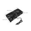 Mipcase Dual USB Fans for Speed Cooling Fan with Dual Fan Design Rapid Cooling for Stable Device Operation Sturdy Construction Convenient Installation for Computer view 2