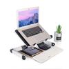 TEHAUX Portable Adjustable Ergonomic Laptop Stand Vented Aluminum Desk for Tablets and Laptops Black for Comfortable Viewing and Working view 1