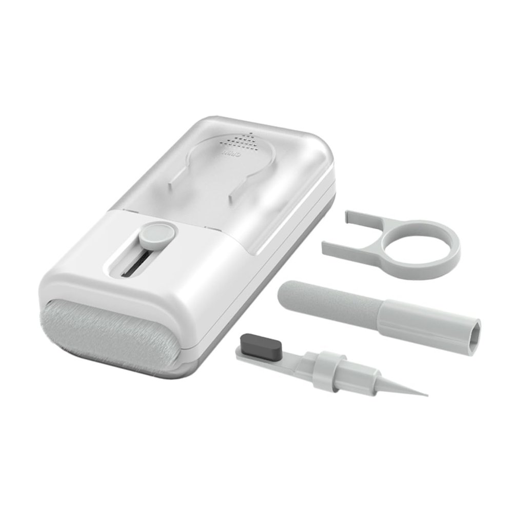TEMPNAP 1Set Multifunctional Headset Cleaning Kit Includes Earphone Cleaning Brush Keycap Puller Compatible with Headphones Phones Computers Durable Reusable Electronics