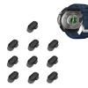 10 Pack Charger Port Protector for Garmin quatix 8/quatix 8 Pro 47MM,BOVUGAC TPU Dust Plug Anti-dust Plugs Compatible for Garmin quatix 8 47MM-Clear Black view 1